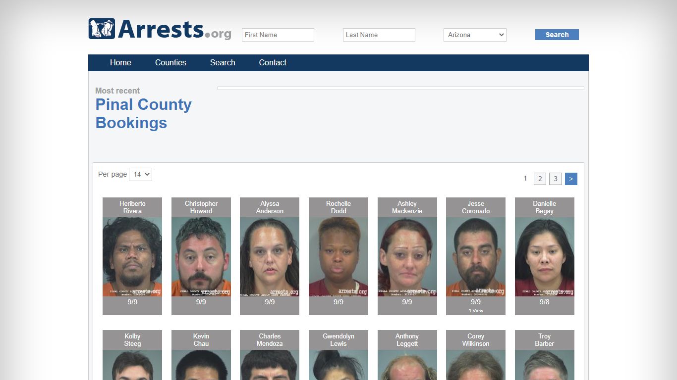 Pinal County Arrests and Inmate Search